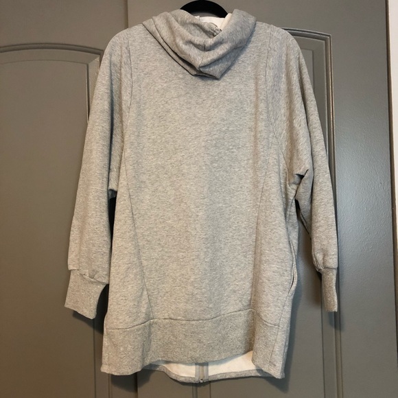 Forever21 Long Zip Hooded Sweatshirt, S - Picture 3 of 3